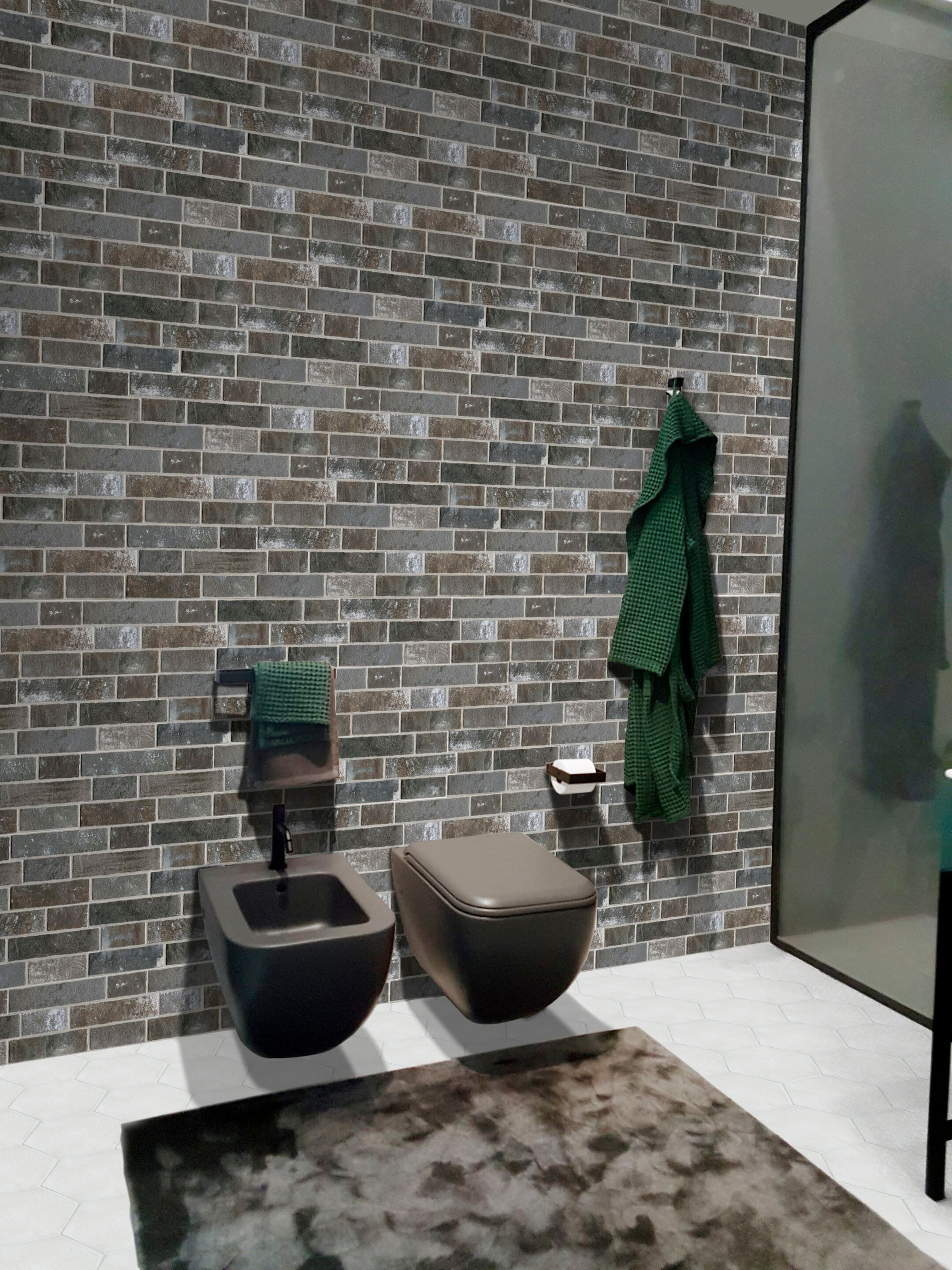 Керамогранит с эффектом кирпича KERADOM ARGILLE ARCH-00071055 - Вид №19