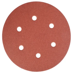 Абразивный круг Velcro Dexter P120, 6 отверстий, D150 мм, 5 шт. 13822476 STLM-2175136