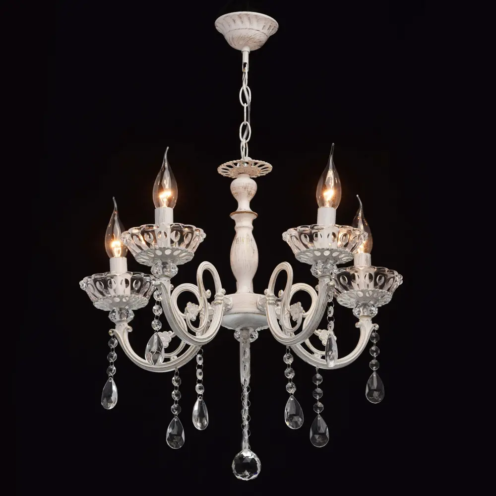 Люстра Аврора 5xE14x60 Вт, металл, цвет бронза MW-Light STLM-2002986 - Вид №1