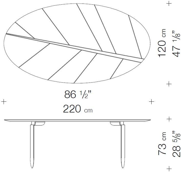 Garbarino Обеденный стол овальный лакированный Mesa Mesa el f  - Вид №3