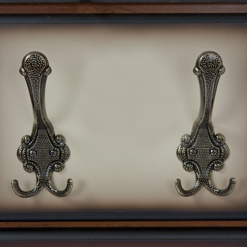 15003 Вешалка настенная Пандора 2 Орех Mix BOGACHO 4627139502128 - Вид №2