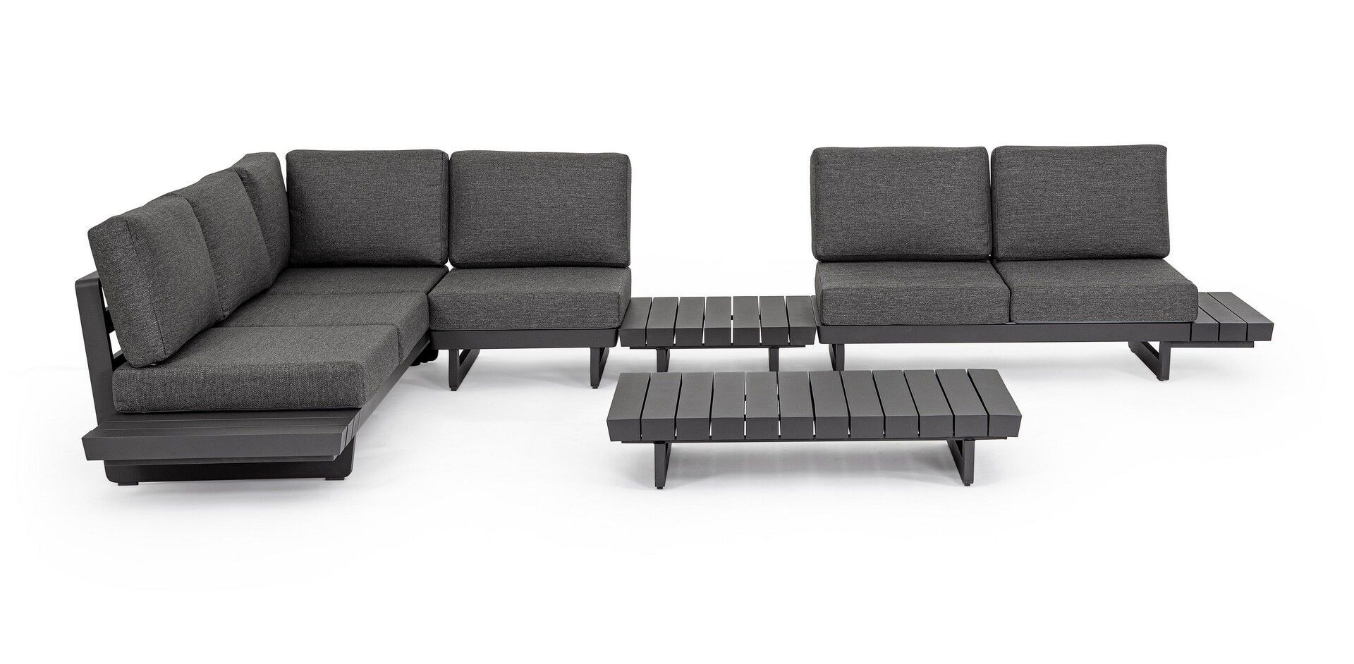 Угловой садовый диван из ткани BIZZOTTO Infinity ARCH-00091397 - Вид №30