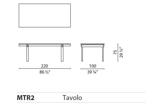 Прямоугольный обеденный стол из дуба CAPPELLINI MATHARE ARCH-00139520 - Вид №6