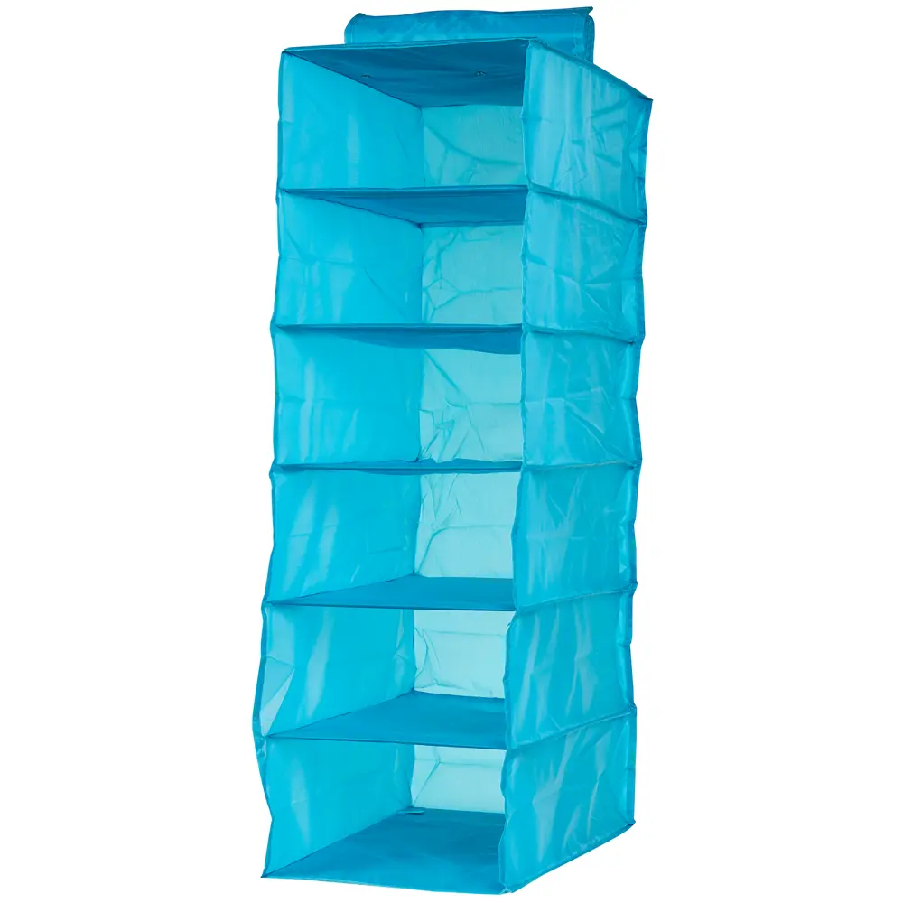 Органайзер подвесной Spaceo 6 полок 30х40х90 см цвет голубой STLM-2051520 - Вид №1