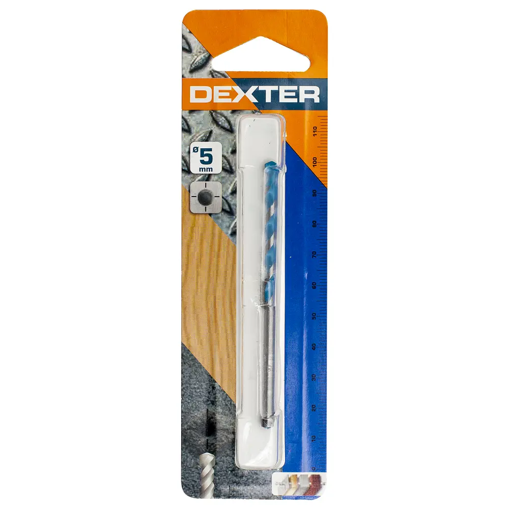 Сверло спиральное универсальное Dexter 100-00257 5х85 мм 16815327 STLM-2057400  - Вид №2