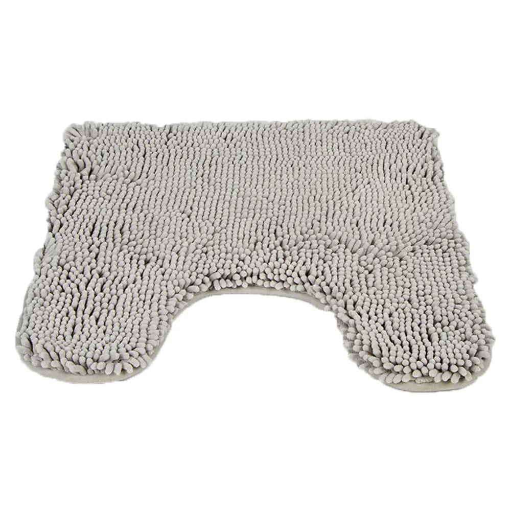 Коврик для туалета Cingolo, 50х50, полиэстер, цвет серый Santreyd BSMT-8000 STLM-2133115