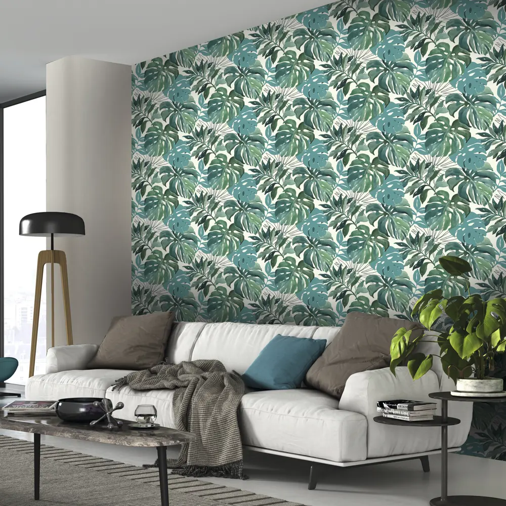 Обои флизелиновые Rasch Selection Vinyl Vlies зелёные 0.53 м 526608 Selection Vinyl/Vlies STLM-2109102 - Вид №6