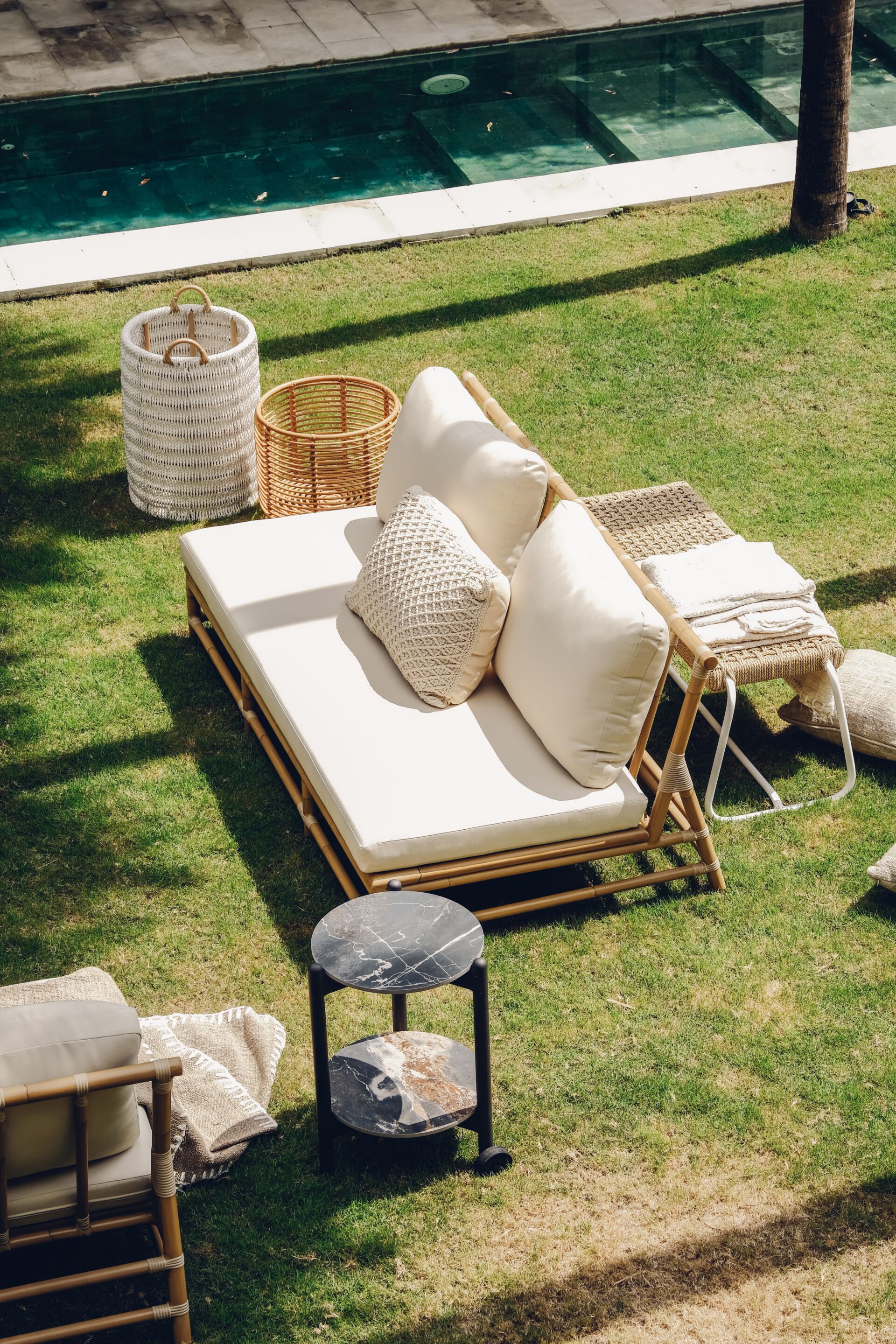 Садовая скамейка из синтетического волокна cbdesign Ренато ARCH-00120170 - Вид №1