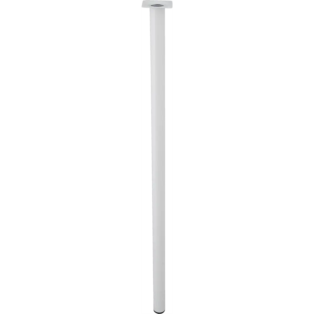 Ножка для мебели круглая ⌀30 мм высота 800 мм белая EDSON STLM-2200946