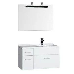 Комплект мебели Aquanet Данте 85 R белый