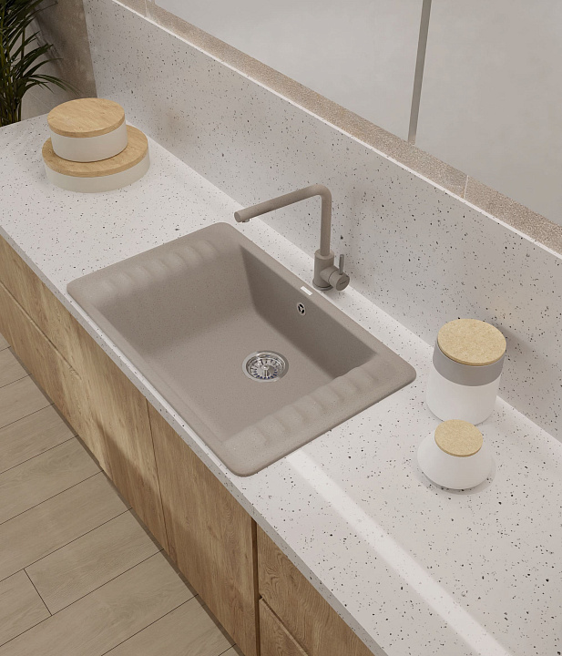 Кухонная мойка Кварц QUARZ S515 GranFest 71-S515 - Вид №5