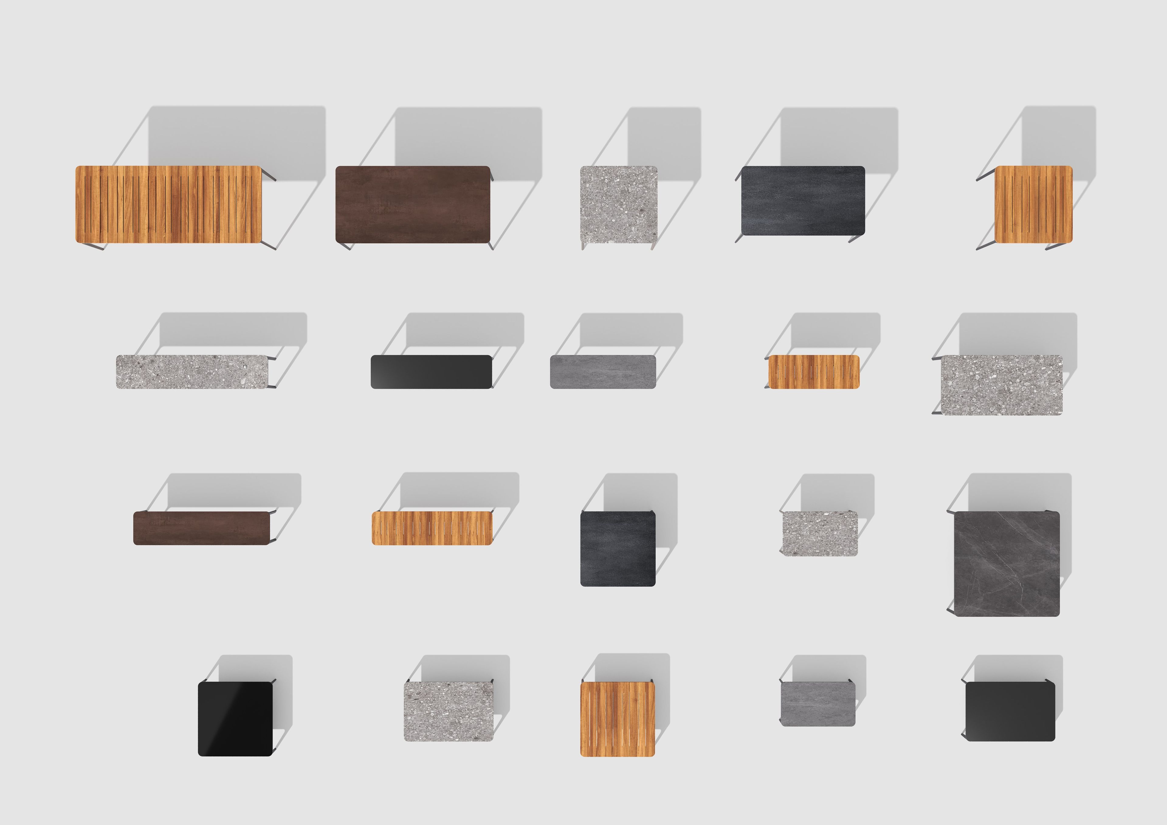 Керамическая садовая скамейка Sovet Italia тонкий ARCH-00035682 - Вид №1