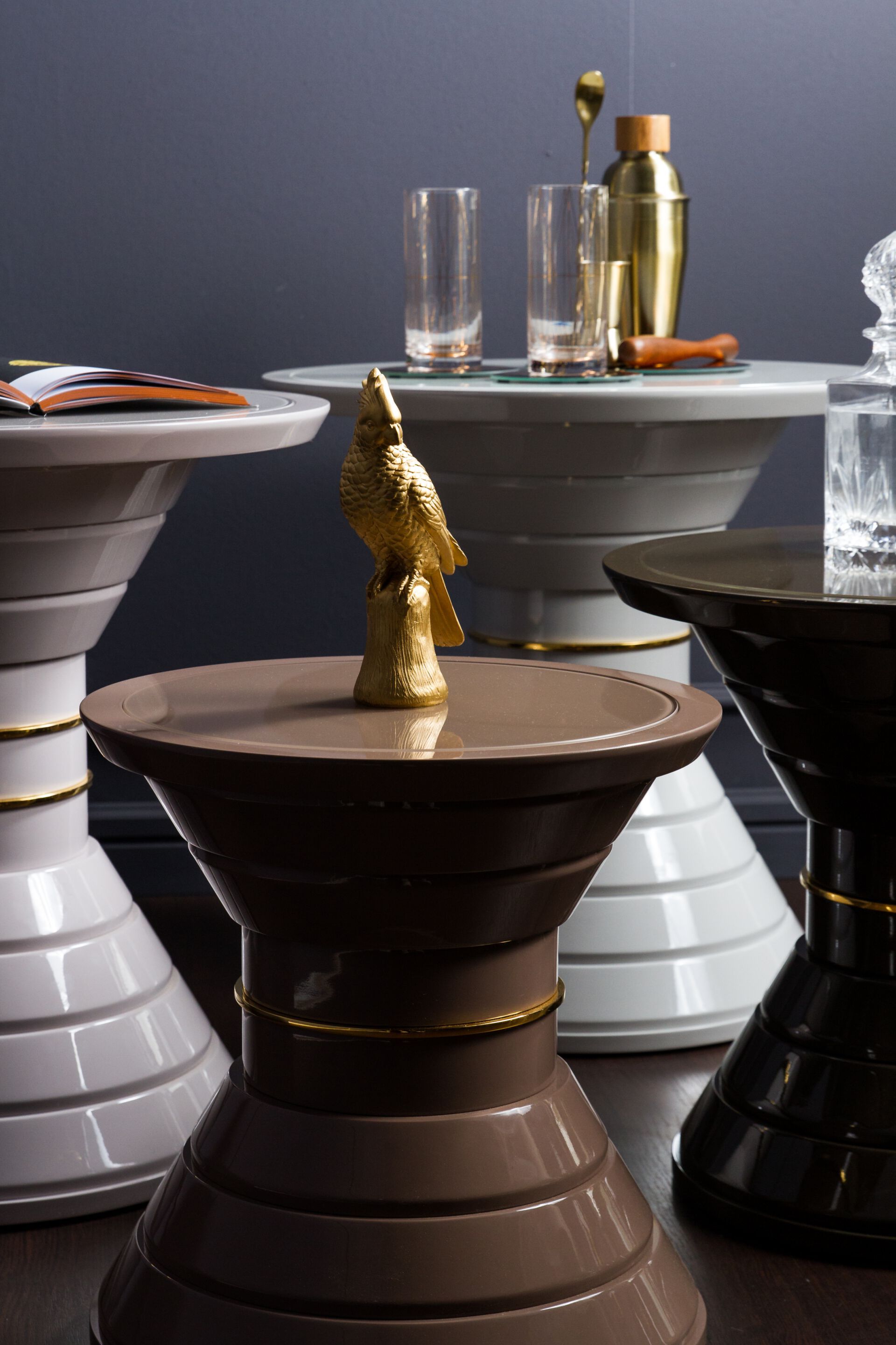 Высокий круглый журнальный столик Vismara Design MINIONS ARCH-00130415 - Вид №2