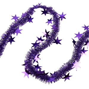 Мишура Млечный путь 270 см цвет фиолетовый