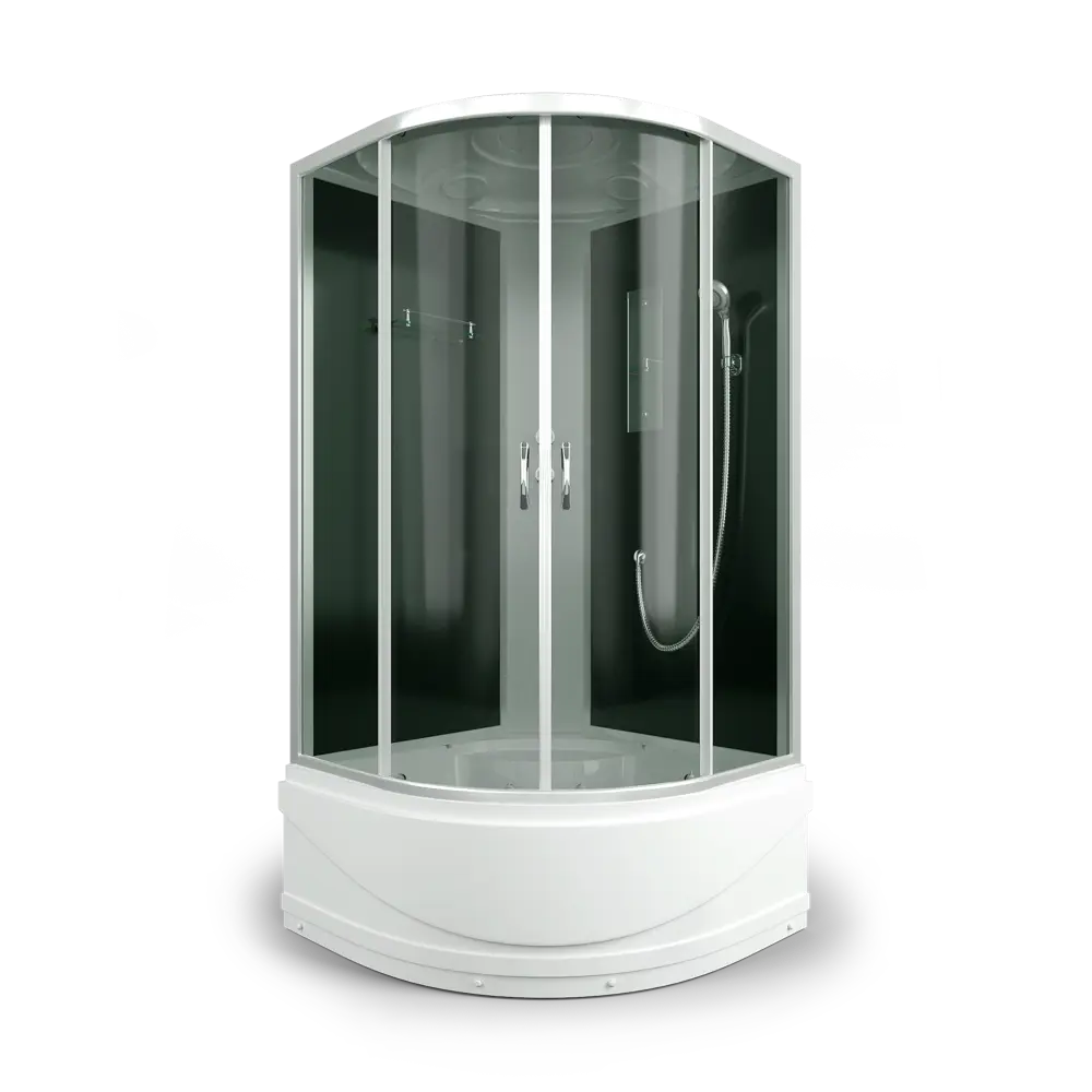 Душевая кабина Erlit ER3510TP-C4 высокий поддон 100x100 см Santreyd Без серии STLM-2156807 - Вид №1