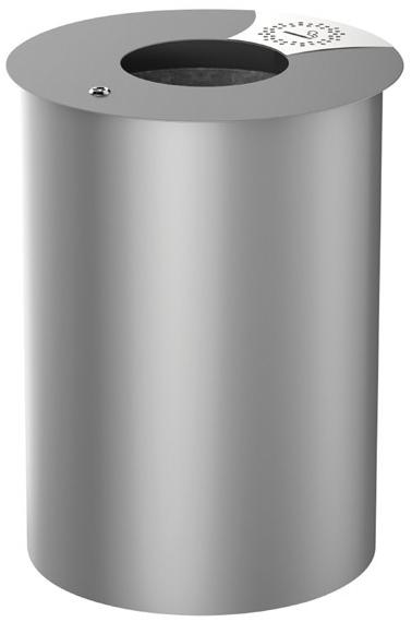 Lazzari Мусорный ящик алюминиевый с пепельницей для улицы sun-id-1346335 - Вид №1