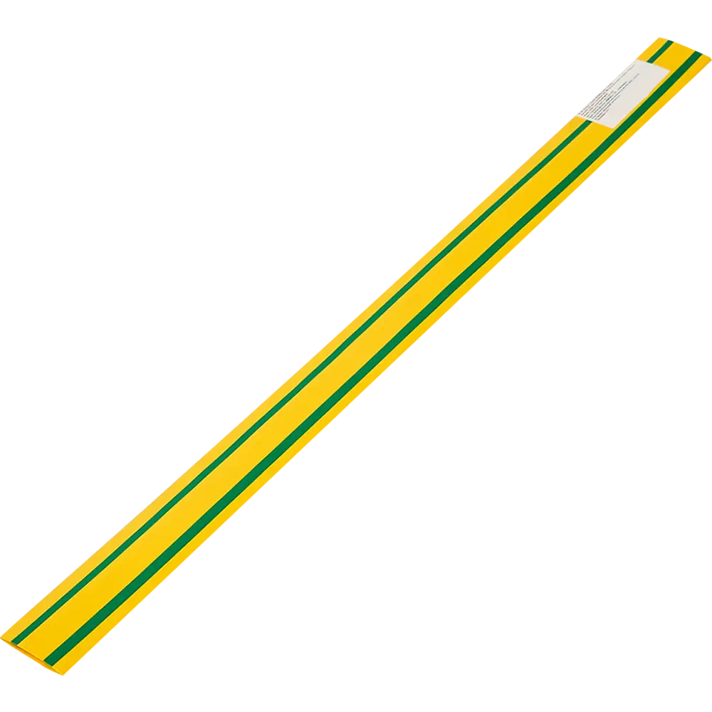 Термоусадочная трубка SKYBEAM для электромонтажа 20/10 мм желто-зеленая 82496381 STLM-0028664