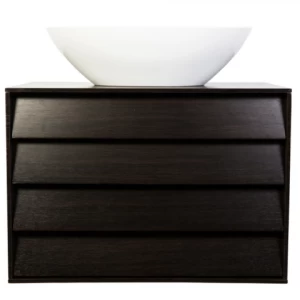 Тумба подвесная Plani, цвет венге Хром