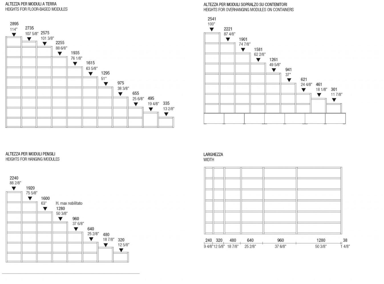 MisuraEmme Напольная полка с лакированной стенкой с раздвижными дверцами Misuraemme sun-id-1349718 - Вид №2