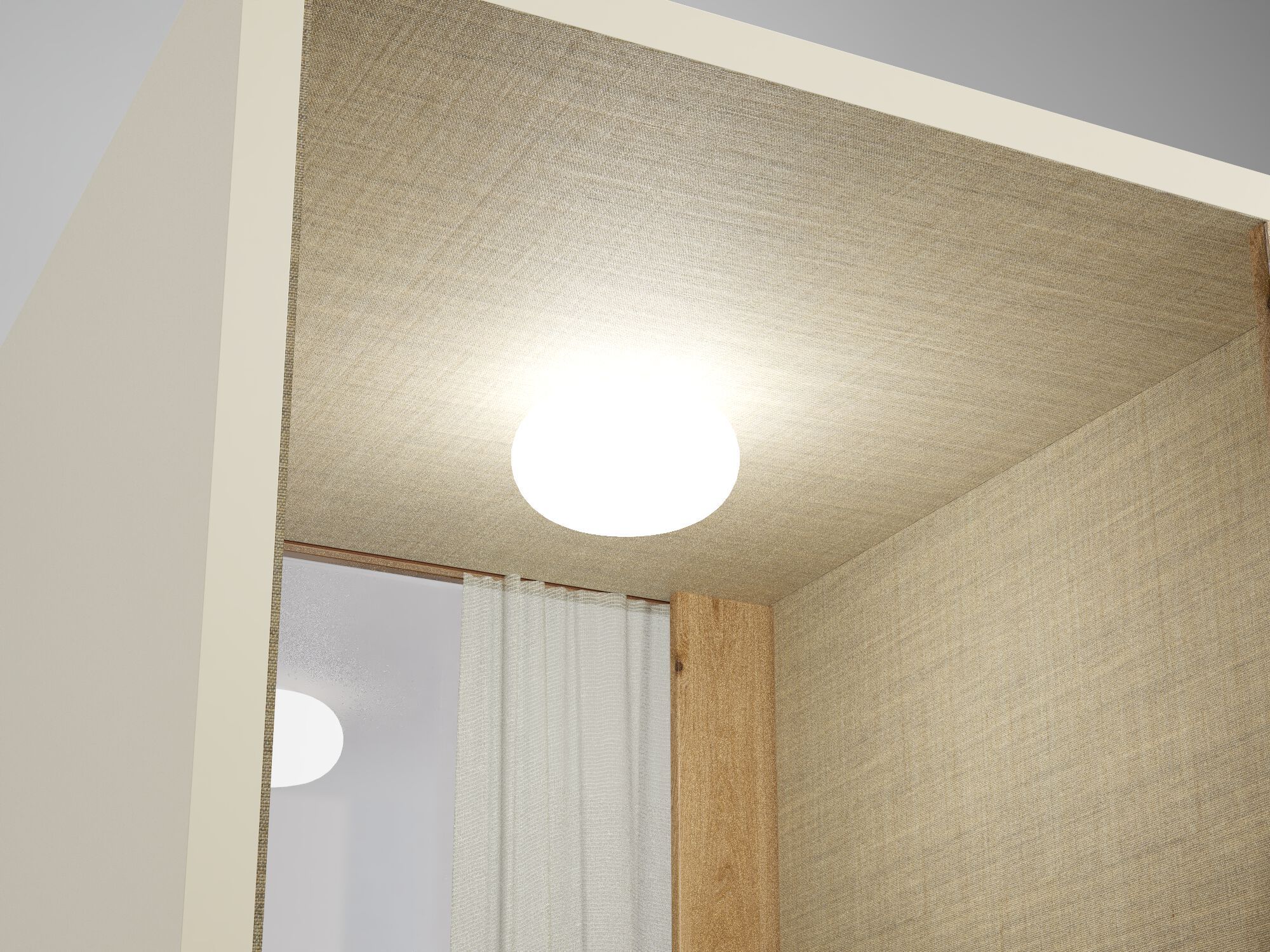 Одноместная акустическая офисная кабина со встроенным освещением Kettal Kall ARCH-00085726 - Вид №2