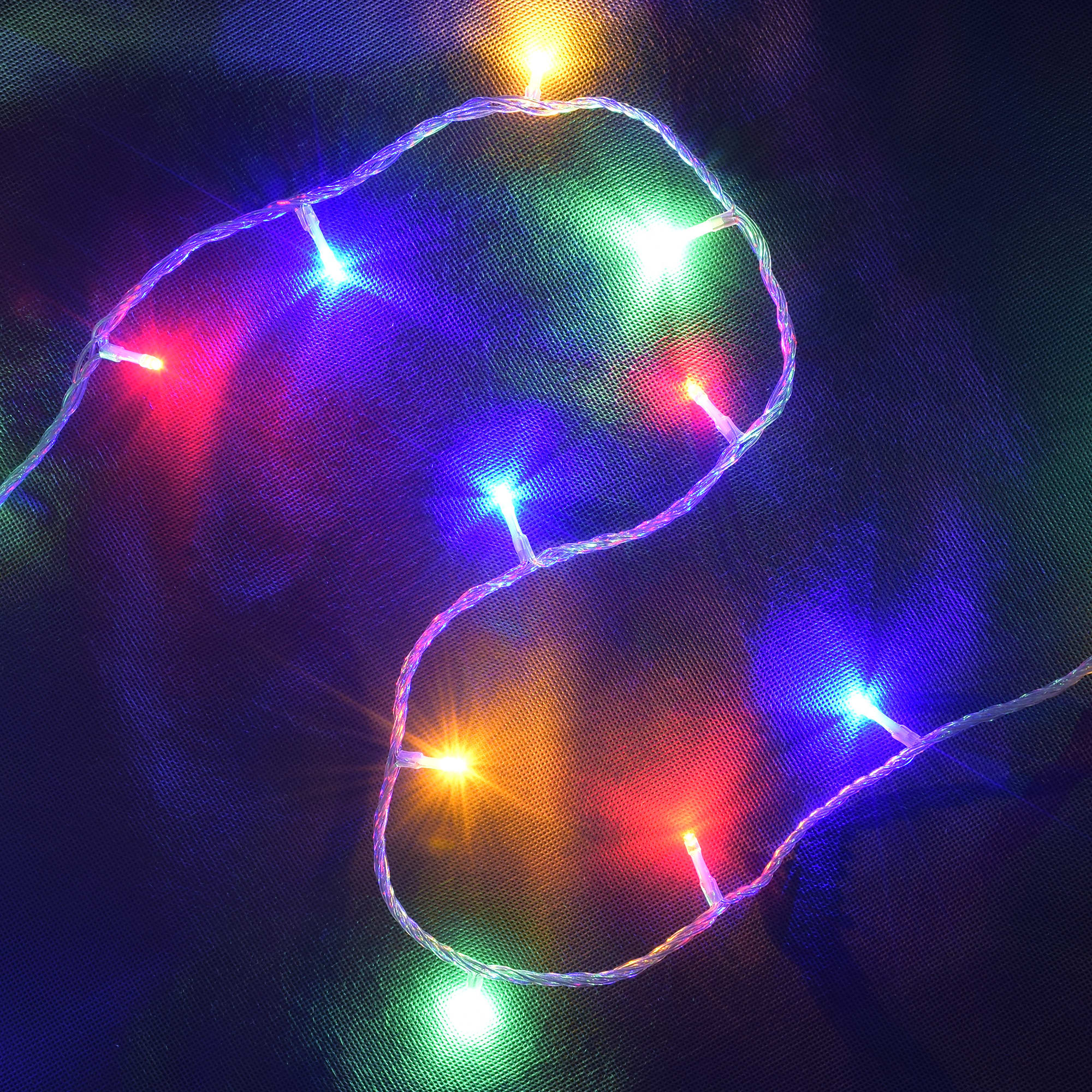 82341994 Электрогирлянда наружная «Занавес» 1x2 м 96 LED 6 нитей мультисвет Santreyd 