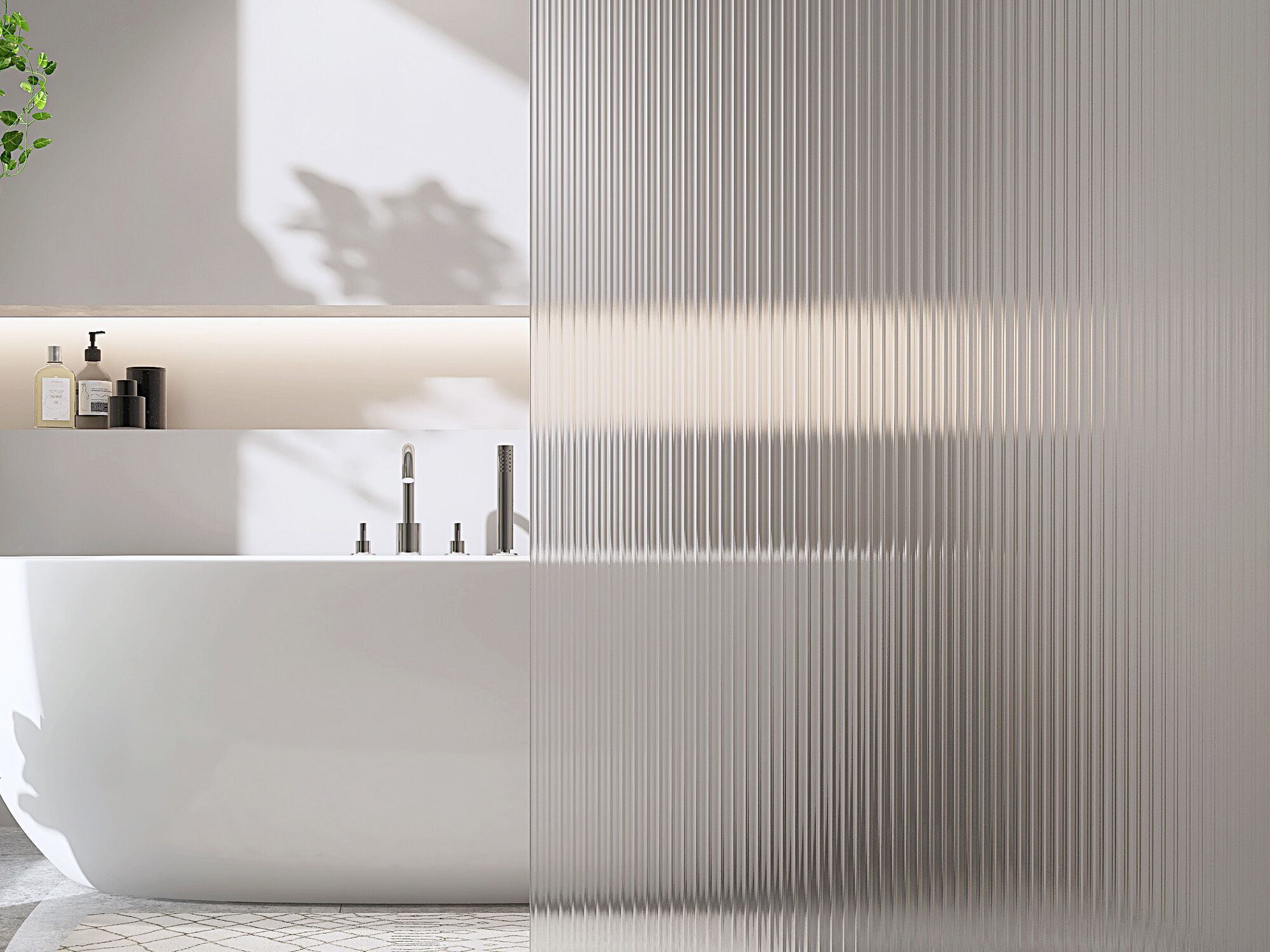 Прозрачное стекло с линейной текстурой Madras® Madras® линейные текстурированные ARCH-00082126