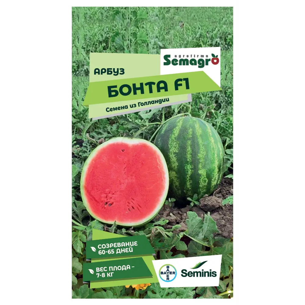 Семена плодово-ягодных растений Seminis арбуз Бонта F1 Santreyd STLM-2173591