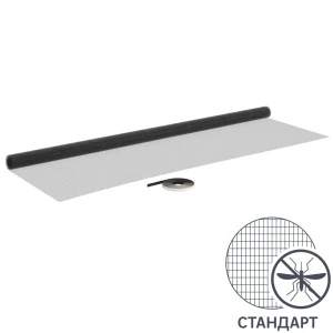 Москитная сетка на липучке Artens 150x250 см цвет чёрный 82709138 STLM-2167880