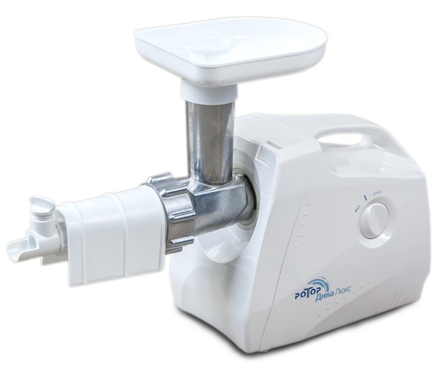 5354166 Мясорубка электрическая Ротор ДИВА Люкс 35/300-2 белый STDN-0123043 - Вид №1