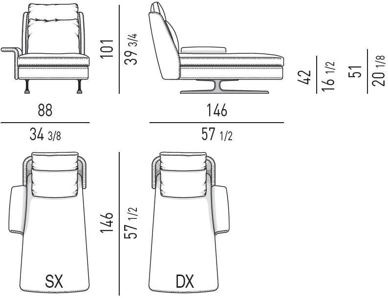 Minotti Кресло Spencer sun-id-1450769 - Вид №3