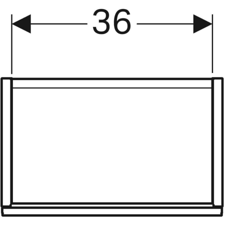 500.608.JK.2 Шкафчик для раковины Geberit Acanto, с одной дверью и сифоном Geberit  - Вид №13