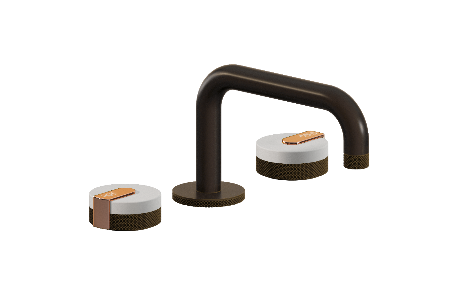 E-11510-R1WT-L1RG-OB Смеситель для умывальника на 3 отвертия GRAFF MOD+