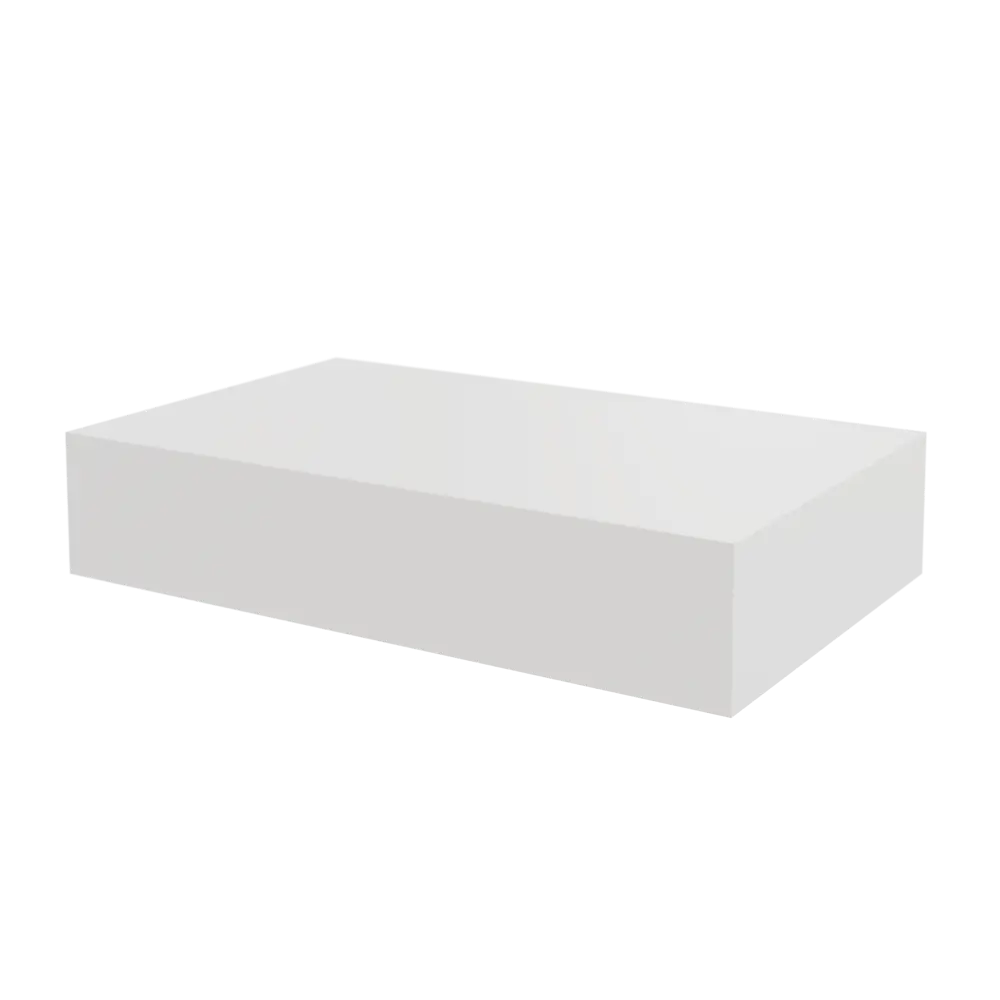 Полка мебельная Spaceo White 40x25x8 см МДФ цвет белый 82877513 STLM-2183321  - Вид №1