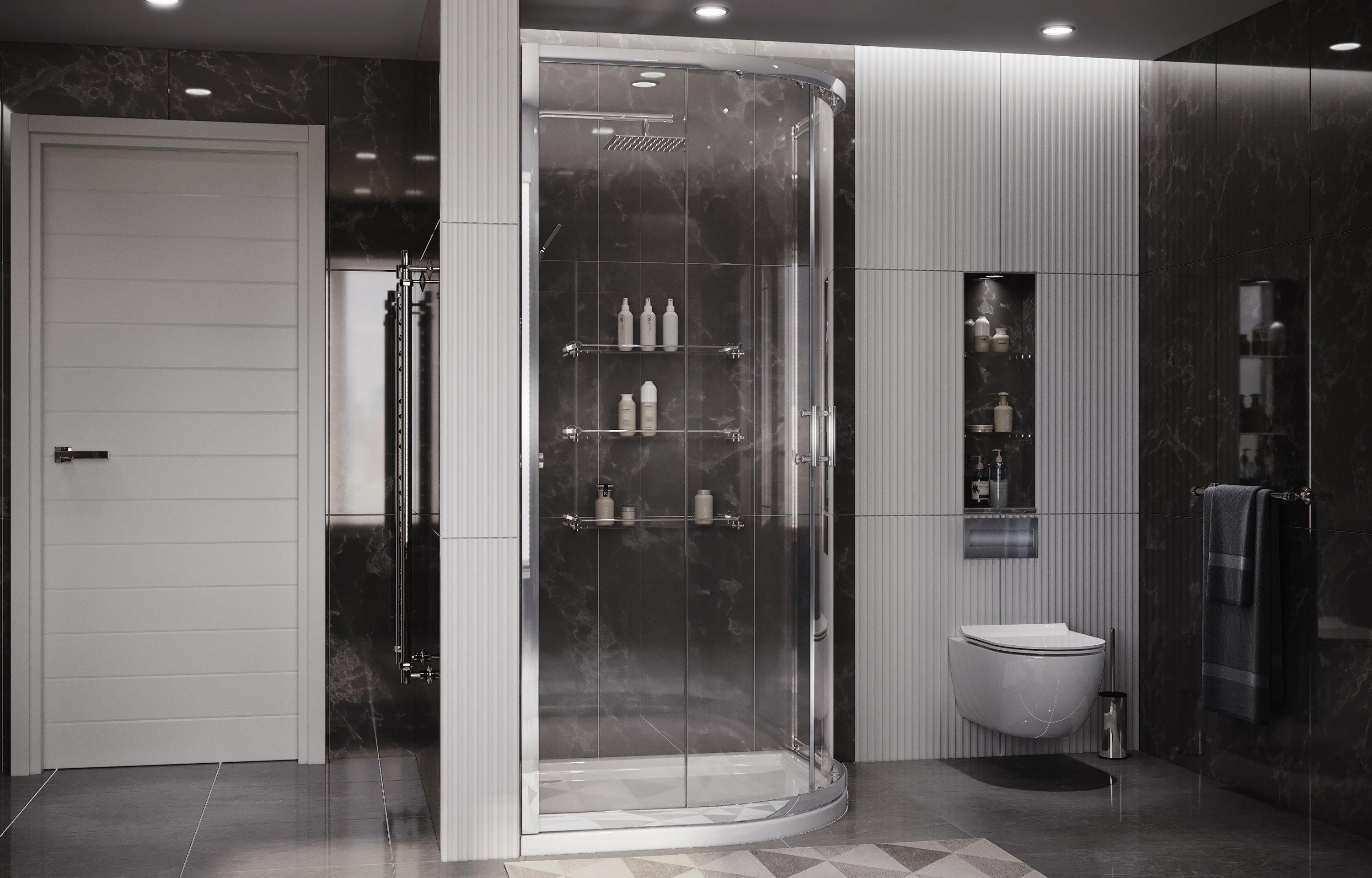 Душевое ограждение Ambassador Kingston 14011105 (1000x1000x2000), 1 место  - Вид №3