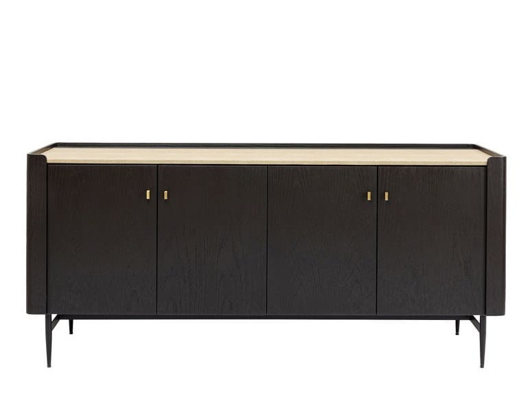 Шкаф из шпона с распашными дверями KARE Design Милан ARCH-00036824