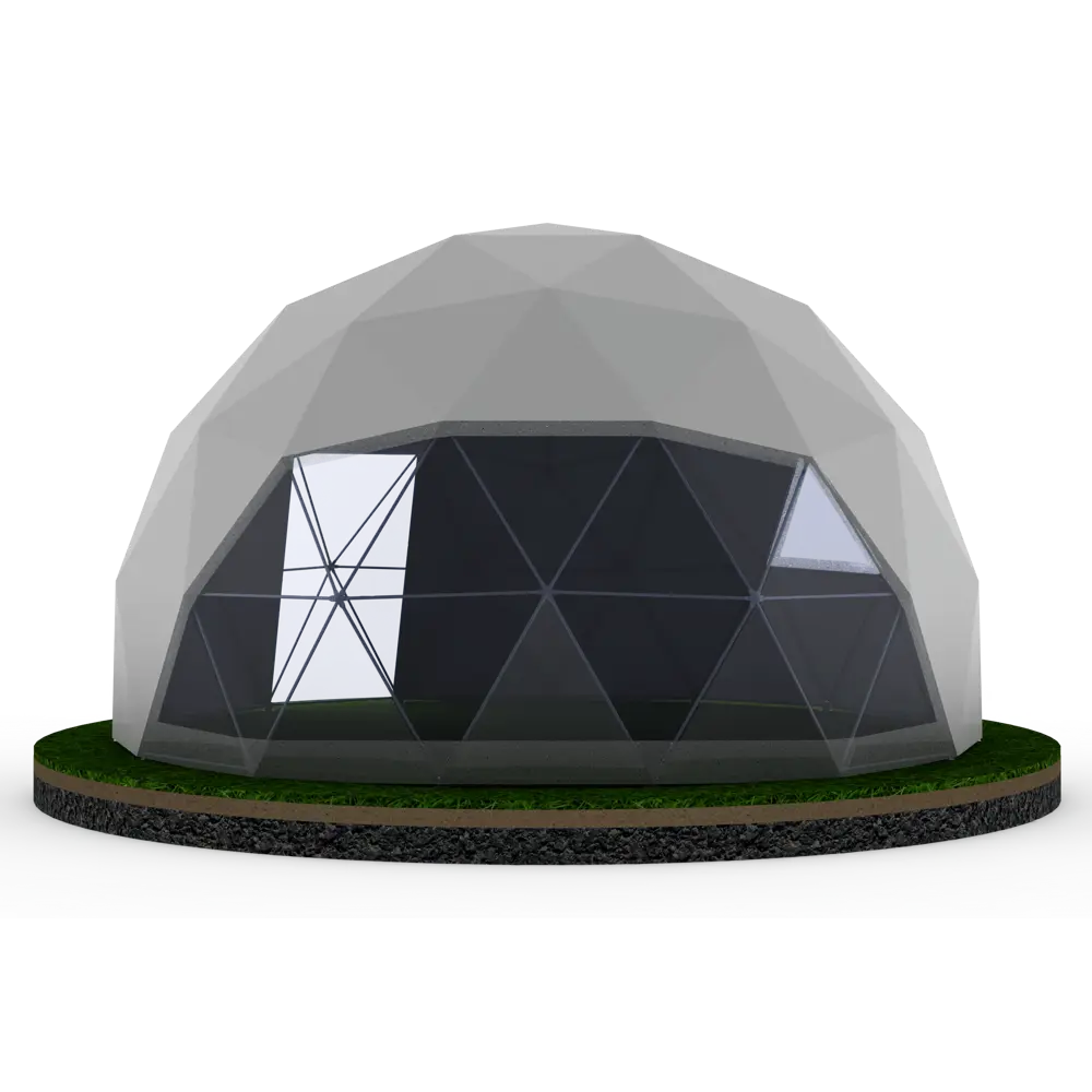 Павильон "Геокупол" ø6 м сталь/ПВХ белый Santreyd STLM-2063417 - Вид №3