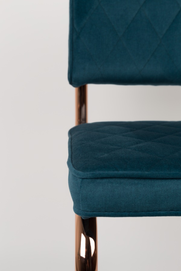 Стул Diamond Kink темно-зеленый Zuiver 1100276 - Вид №6