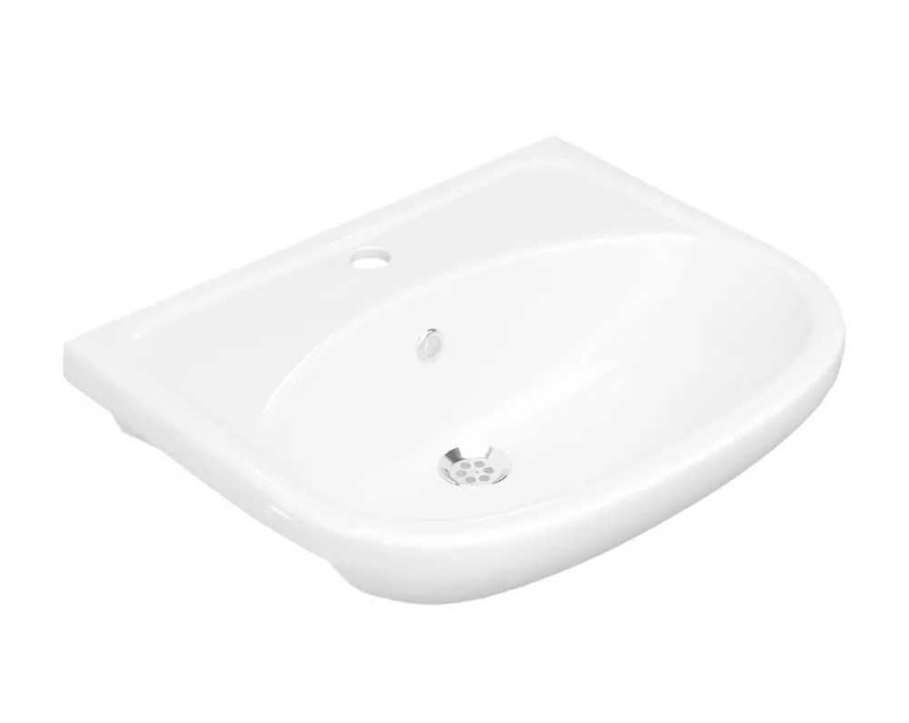 Керамин Рива - прямоугольная раковина из санфарфора для встраивания 88573854