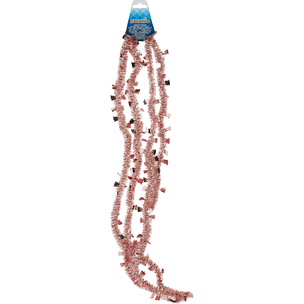 Мишура Колокольчики Pastel 270 см цвет розовый Santreyd STLM-2070835 - Вид №1