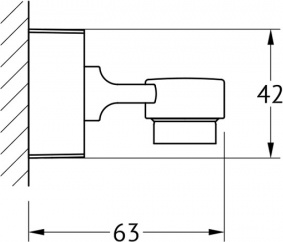 Esp 005 Мыльница магнитная FBS Esperado - Вид №1