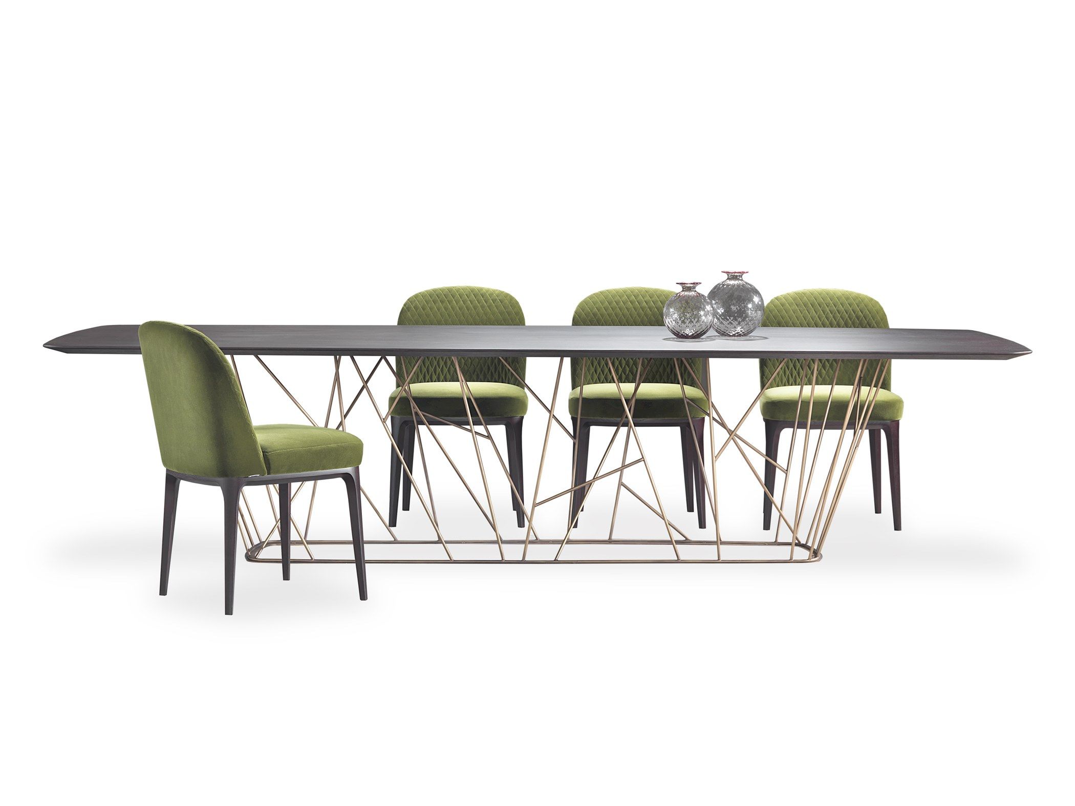 Мраморный прямоугольный стол для гостиной Marelli Twig ARCH-00078818 - Вид №2