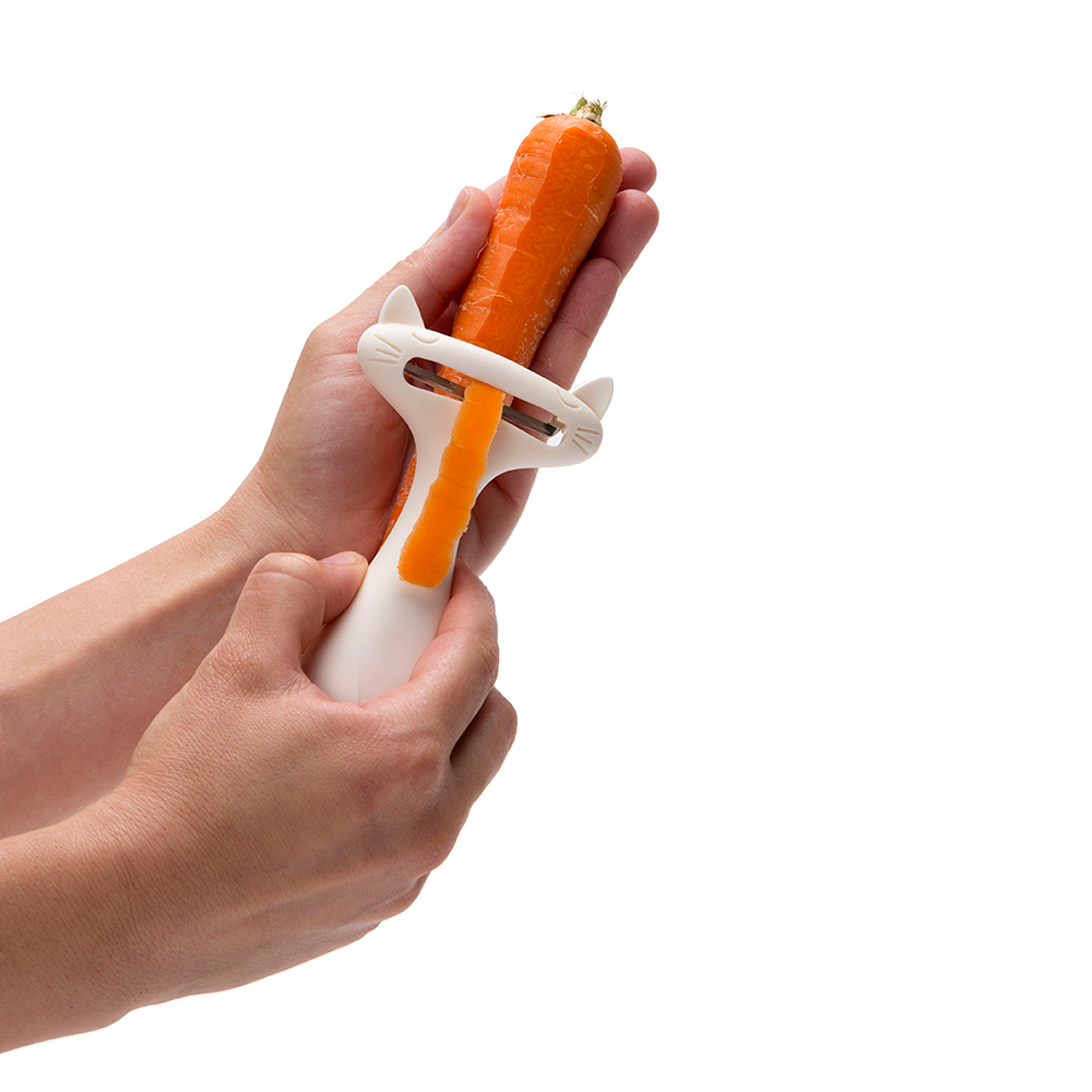 PE887 Пиллер для овощей catpeeler белый Peleg Design  - Вид №3