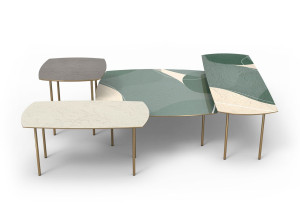 Металлический журнальный столик