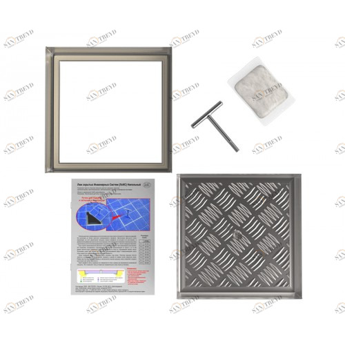 Напольный люк под плитку, съемный 700Х700 ВОЗРОЖДЕНИЕ sun-id-1025326