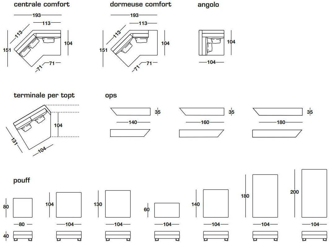 Frigerio Salotti Модульный тканевый диван Davis sun-id-1397698 - Вид №2