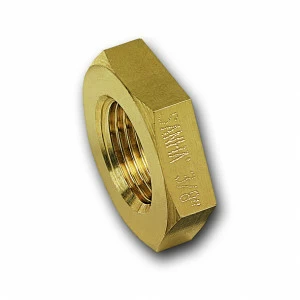 13310112 SANHA 3310 контргайка шести- гранная, латунь 11/2  SW 60 мм