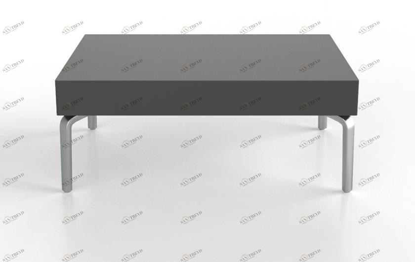 VAGHI Низкий квадратный стол из ламината Quadro Tq1