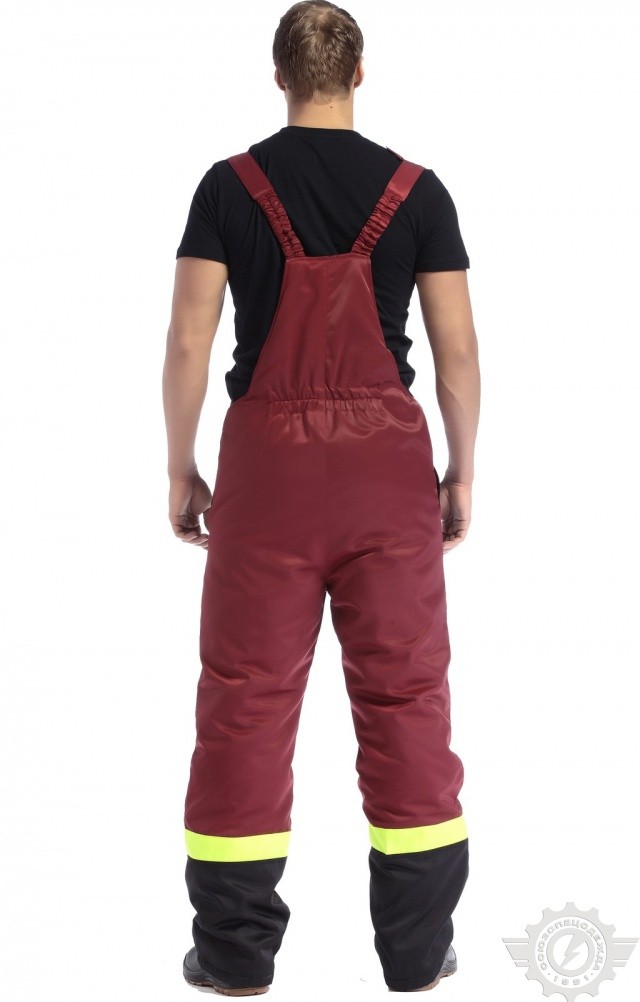 61590 Костюм "Сатурн" зимний бордо  Зимняя спецодежда  размер 56-58/182-188  - Вид №13