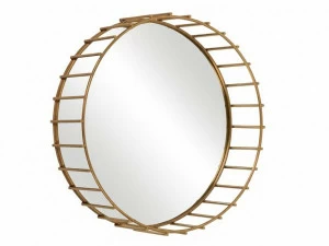 Il Bronzetto Круглое зеркало из латуни с рамкой Cage Cag07
