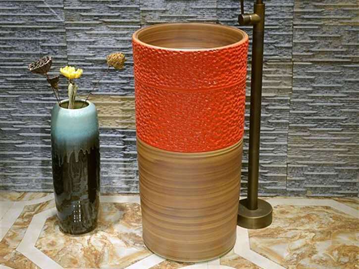 Керамическая отдельно стоящая круглая раковина Fontana Showers питьевой фонтанчик ARCH-00057402